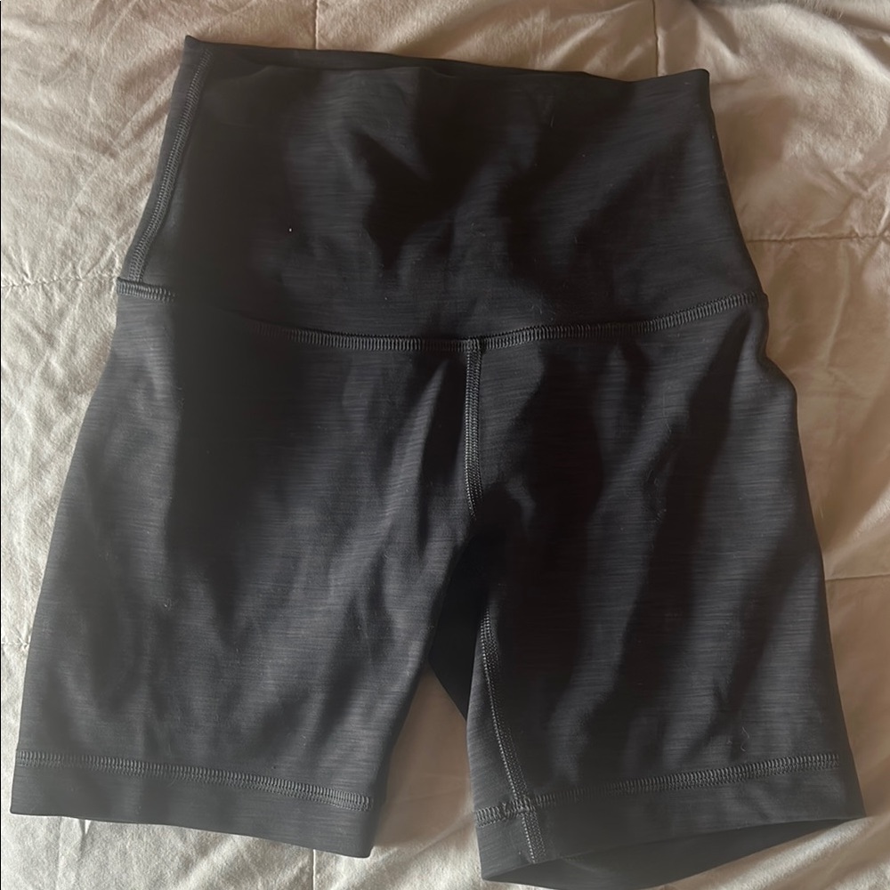 Women's High-Waisted Black Shorts